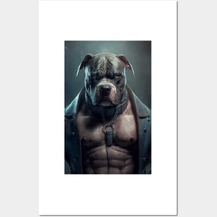 boss bull portrait Posters and Art